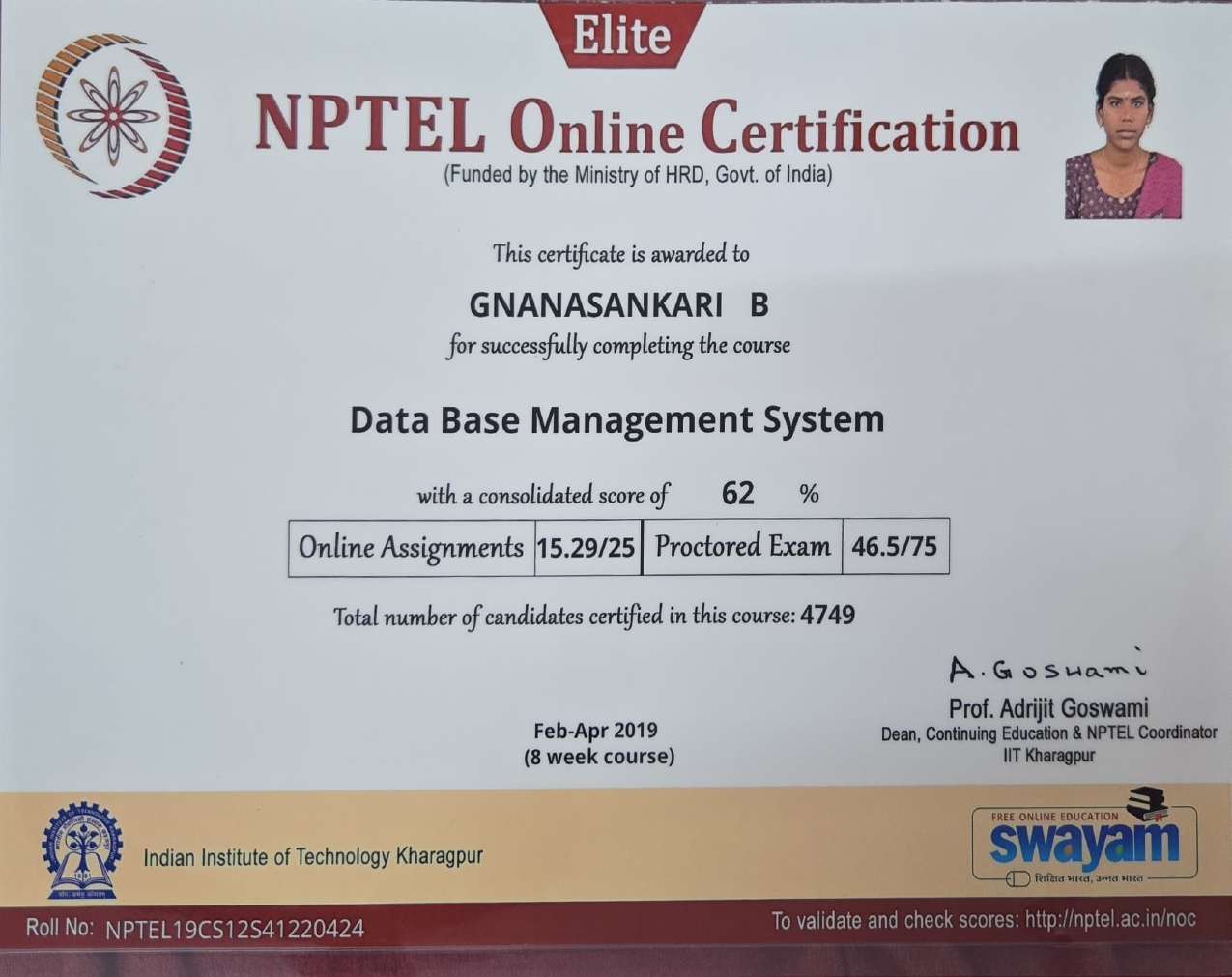 NPTEL_DBMS_Course